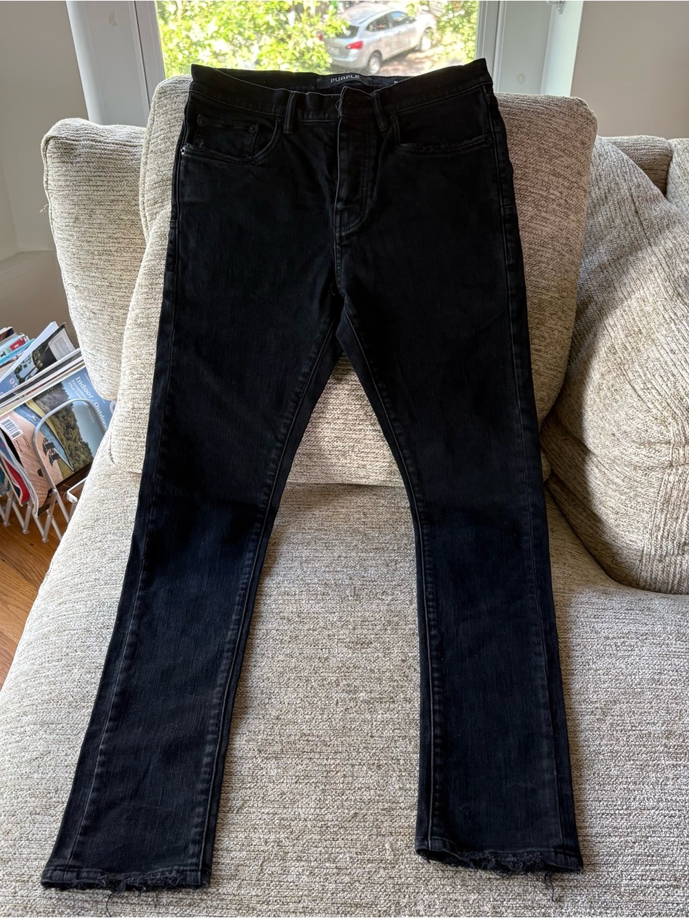 Purple Brand Men's Black Slim Jeans